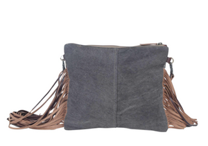 MYRA Women's MONOCHROMATIC MOTIF HAND-TOOLED BAG - Dudes Boutique