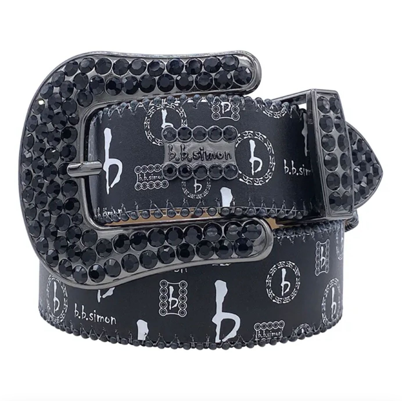 b.b. Simon BB Pattern Classic ā Black/Black - Dudes Boutique