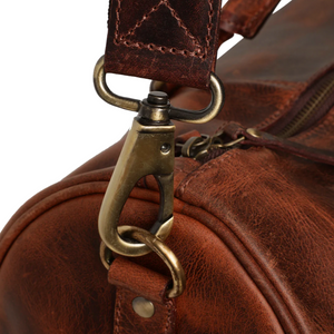 RusticTown Nando Duffle Bag (Mulberry) - Dudes Boutique