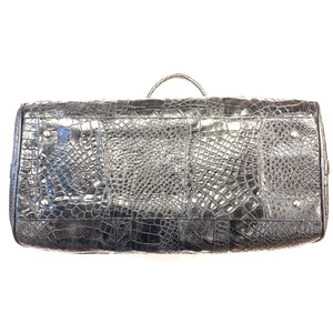 Kashani Black Full Alligator Body Duffle Bag - Dudes Boutique