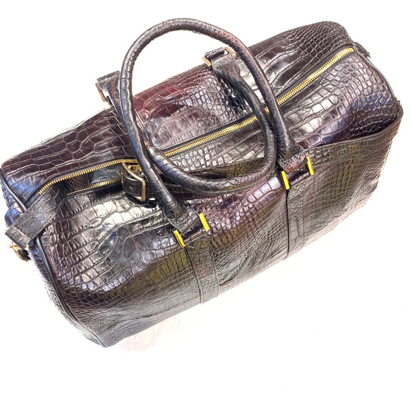 Crocodile Duffle Bag, Alligator Duffle Bag