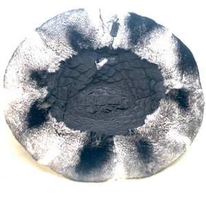 Kashani Men's Rex Rabbit Chinchilla Fur Top Hat - Dudes Boutique