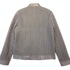 Barya NewYork Black Lambskin Weaved Jacket - Dudes Boutique