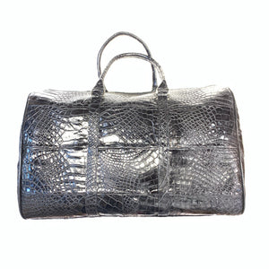 Kashani Black Full Alligator Body Duffle Bag - Dudes Boutique