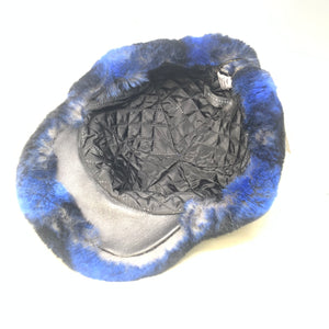 Kashani Blue Rex Chinchilla Derby Hat - Dudes Boutique