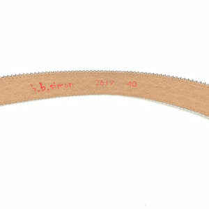 b.b. Simon 'Chrome Milk' Studded Crystal Belt - Dudes Boutique