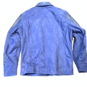 Kashani Men's Two Tone Blue Double Pocket Jacket - Dudes Boutique