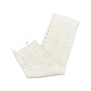 Barocco Men's White Fully Loaded Crystal Spiked Jeans - Dudes Boutique