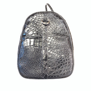 Kashani Black Full Alligator Body Duffle Bag - Dudes Boutique