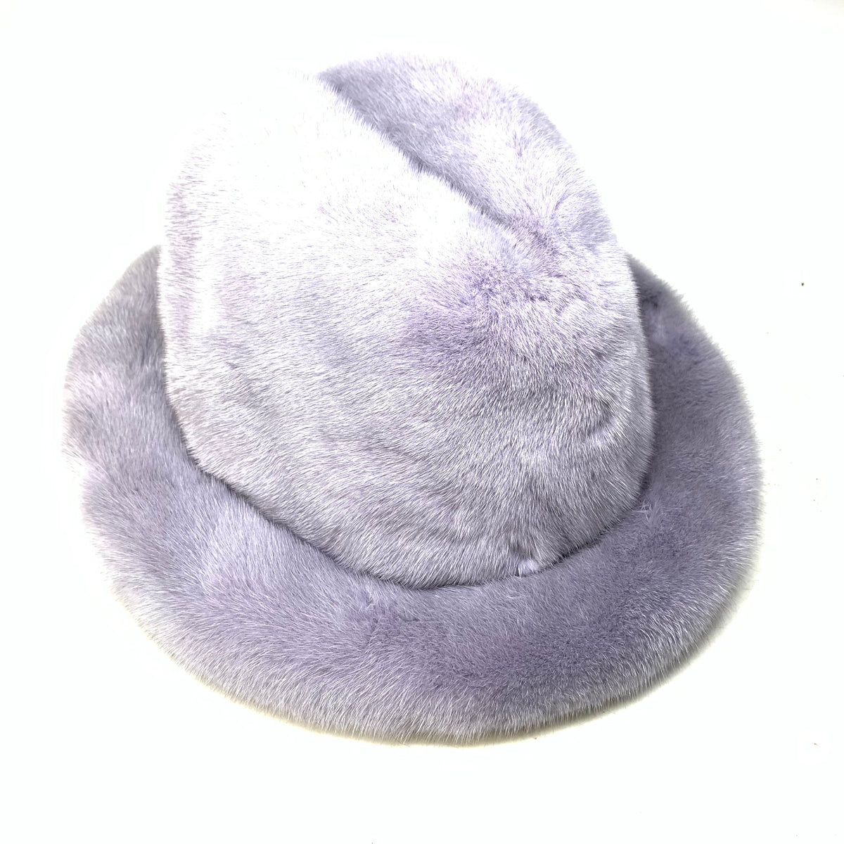 Kashani Men's Sapphire Full Mink Fur Top Hat - Dudes Boutique