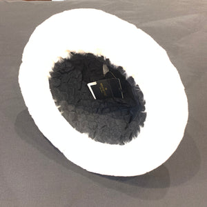 Kashani Men's White Rex Rabbit Fur Top Hat - Dudes Boutique