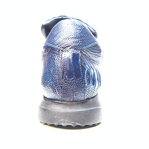 Mauri 8596 'Eye' Wonder Blue Hornback/Ostrich Leg Sneakers - Dudes Boutique