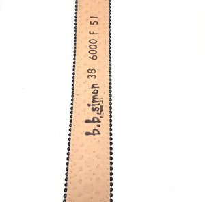 b.b. Simon chrome fully loaded swarovski crystal belt - Dudes Boutique