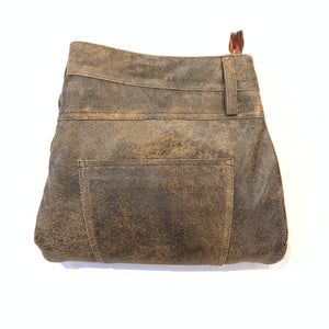 Kashani Men's Jungle Lambskin Straight Cut Leather Pants - Dudes Boutique