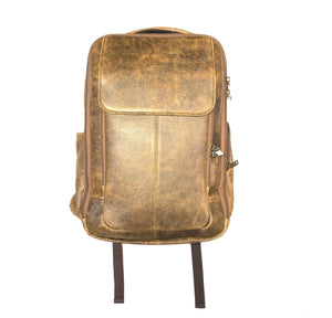 Scully Distressed Brown Leather Backpack - Dudes Boutique