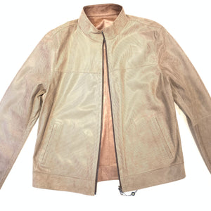 Barya NewYork Vizon Brown Reversible Lambskin Button Shirt - Dudes Boutique