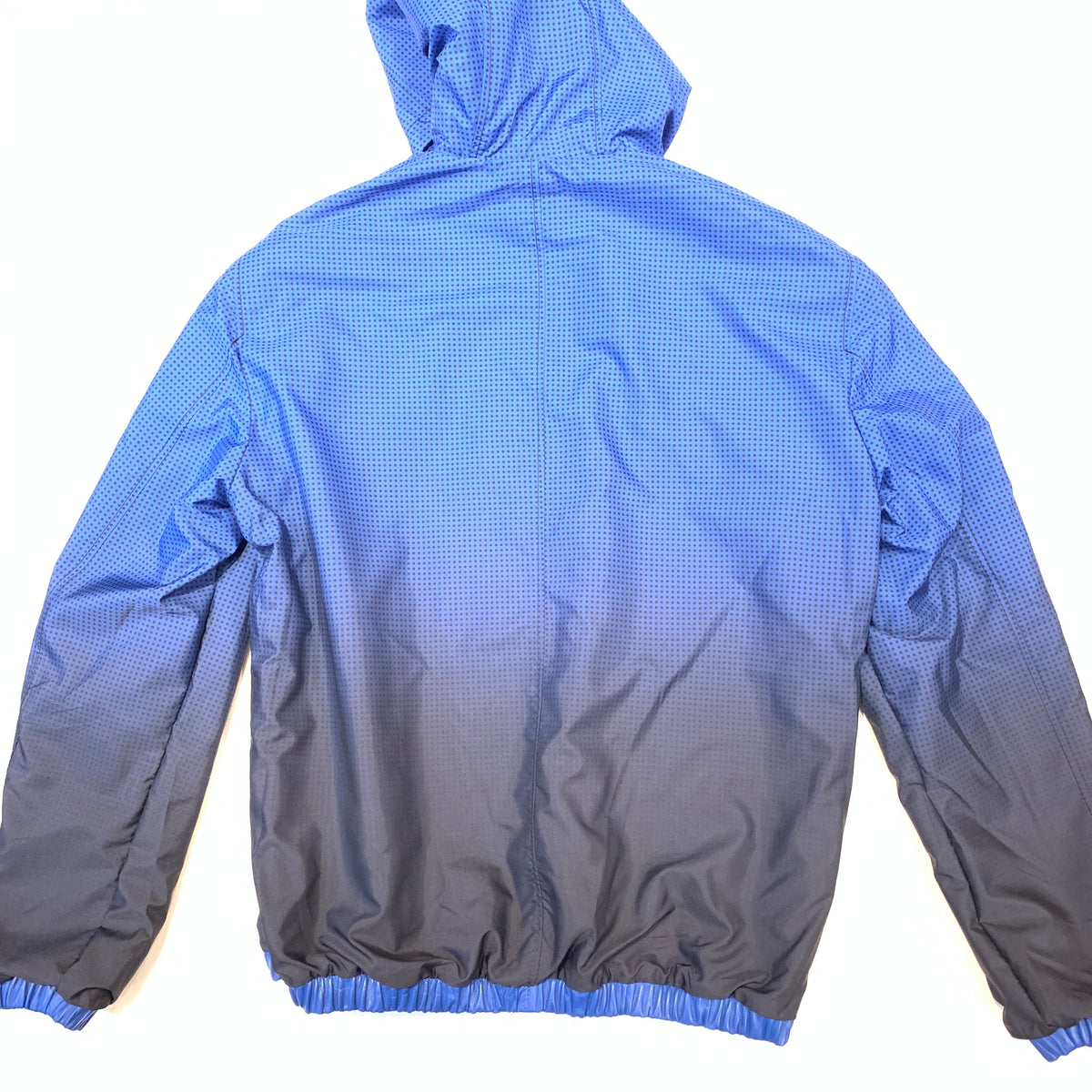 Barya NewYork Royal Blue Reversible Lambskin Hoodie Jacket - Dudes Boutique