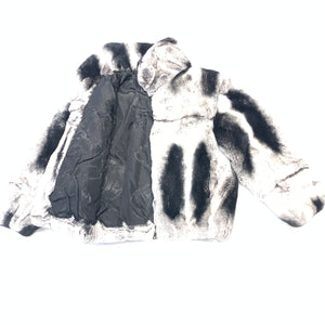 Kashani Kids Rex Rabbit Chinchilla Fur Coat - Dudes Boutique