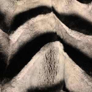 Volare Rex Rabbit Chinchilla Fur Trench Coat - Dudes Boutique