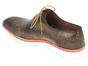 Paul Parkman Army Green Captoe Oxfords - Dudes Boutique