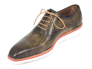 Paul Parkman Army Green Captoe Oxfords - Dudes Boutique