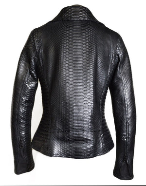 Kashani Ladies Baby Soft Python Skin Jacket - Dudes Boutique