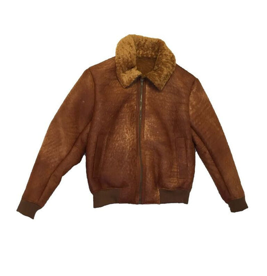 Jakewood 5500 Mongolia Junclia sheepskin jacket in cognac