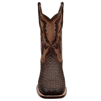 Rio Grande Bowie Petatillo Leather Square Toe Boots