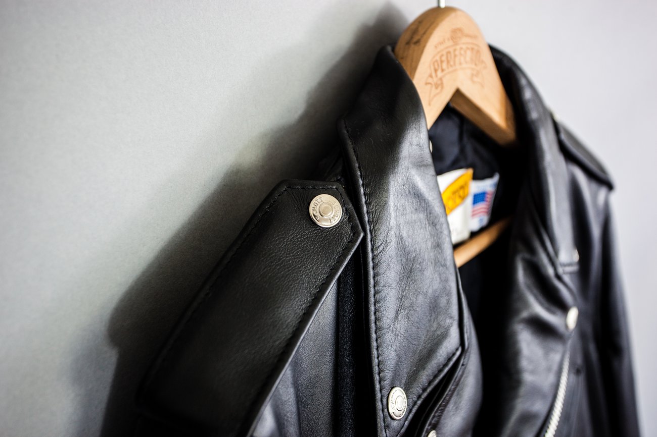 Schott 118 Men's Classic Perfecto Leather Motorcycle Jacket