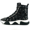 Fiesso Suede Two-Tone Crystal Spiked Hightop Sneakers - Dudes Boutique