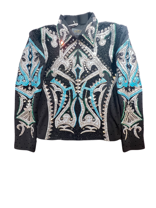 Kashani Blue Pharaoh Hyper Crystal Jacket - Dudes Boutique