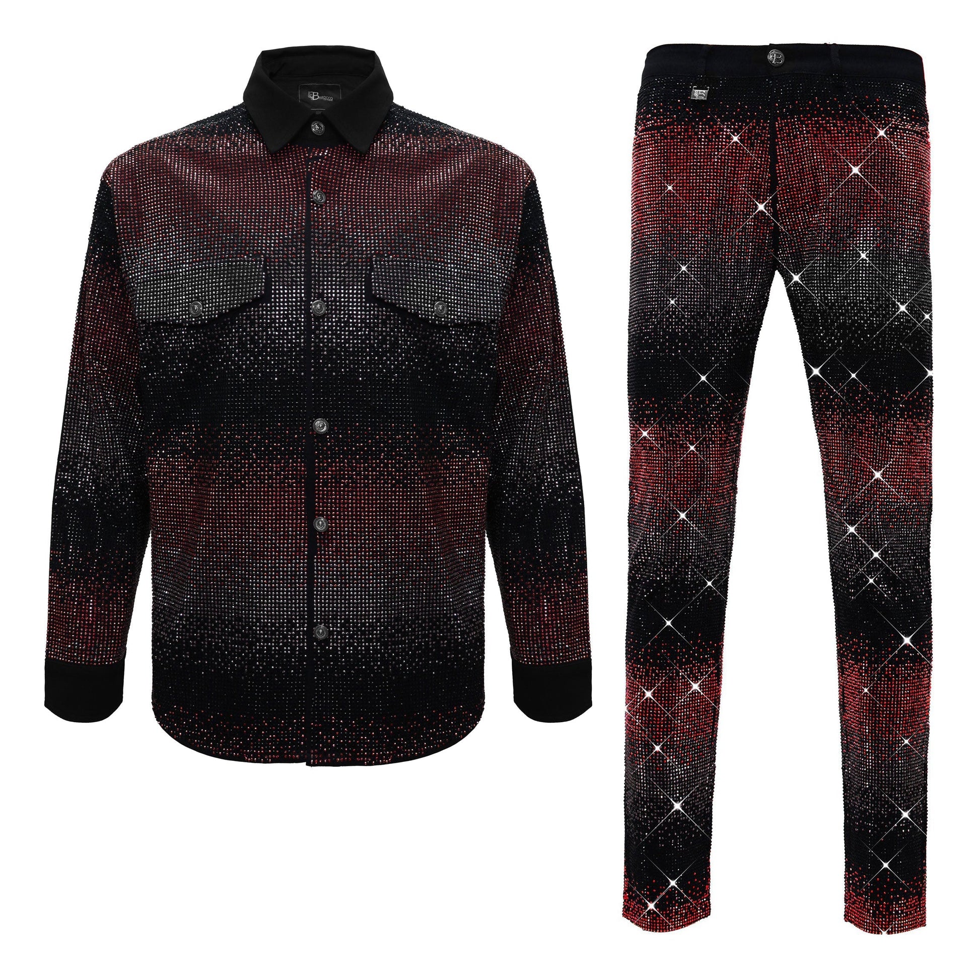 Stage Blaze SET - BLACK/RED - Dudes Boutique