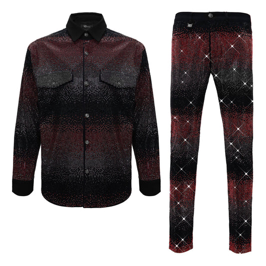 Stage Blaze SET - BLACK/RED - Dudes Boutique