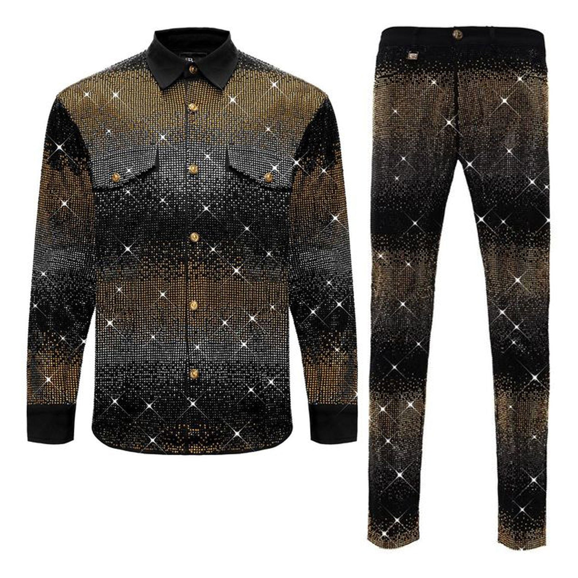 Stage Blaze SET - BLACK/GOLD - Dudes Boutique