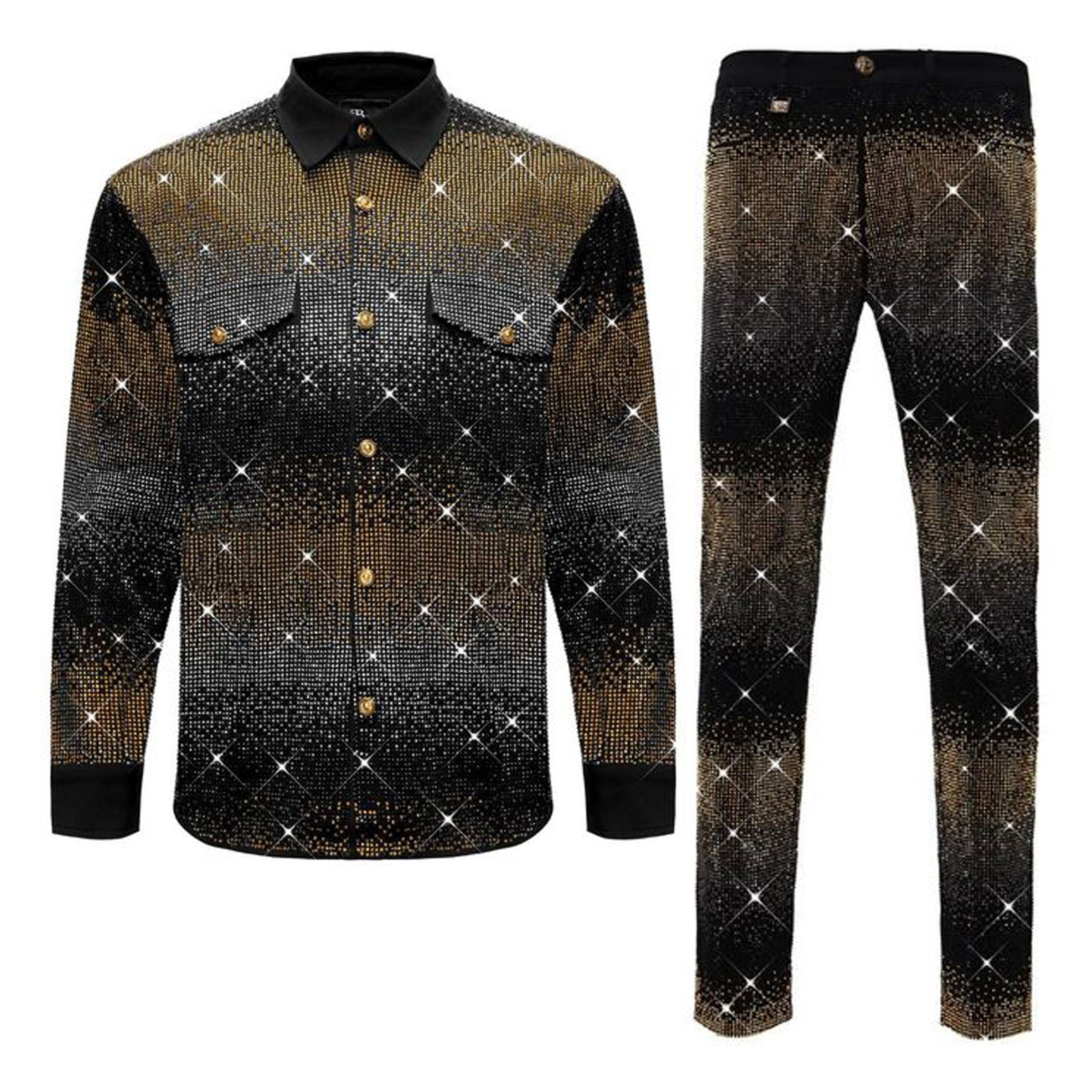Stage Blaze SET - BLACK/GOLD - Dudes Boutique