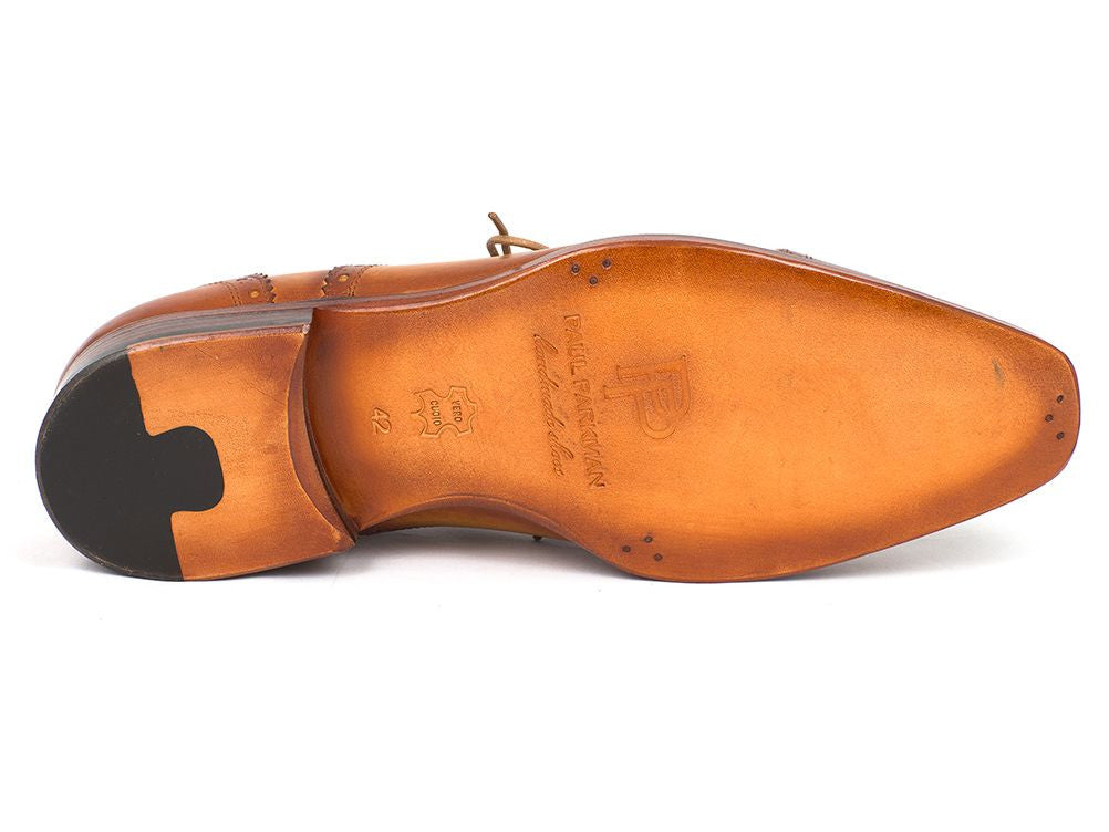 Paul Parkman Men's Captoe Oxfords Tan Color