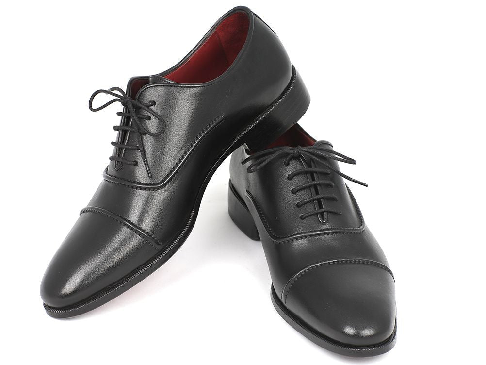 Paul Parkman Men's Captoe Oxfords Black