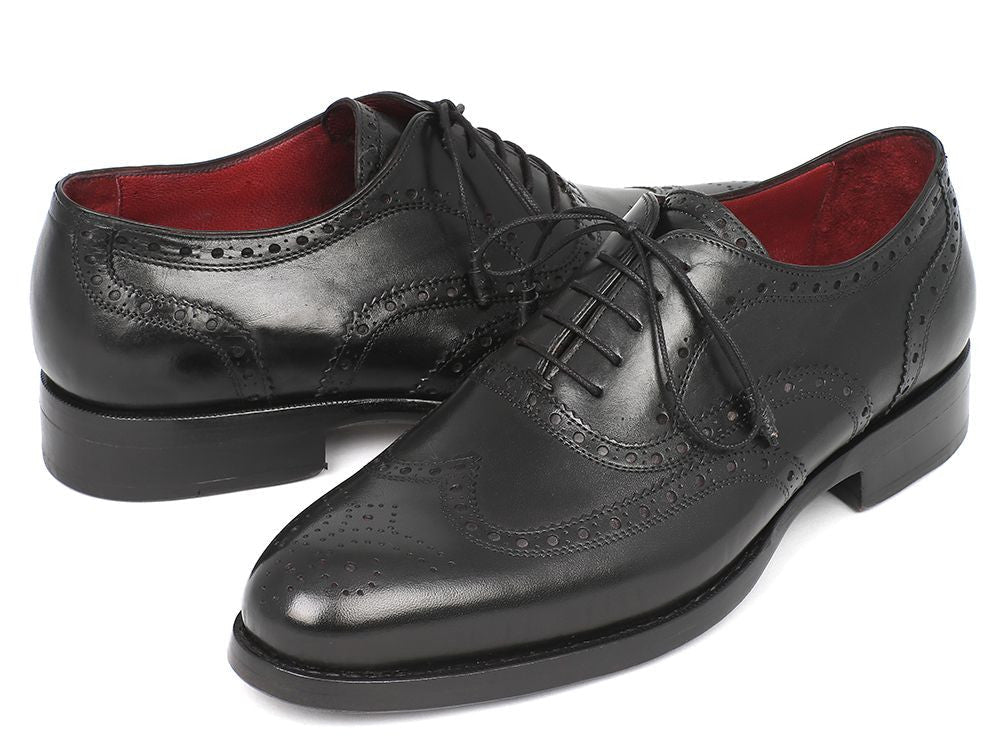 Paul Parkman Wingtip Oxford Goodyear Welted Black