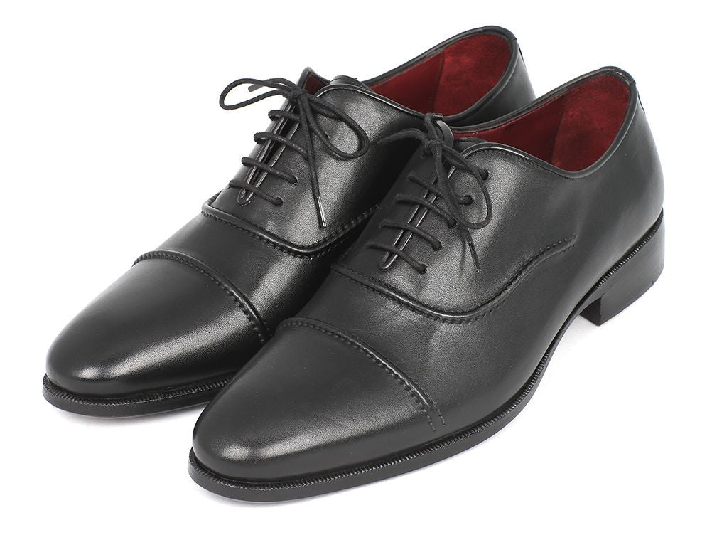 Paul Parkman Men's Captoe Oxfords Black