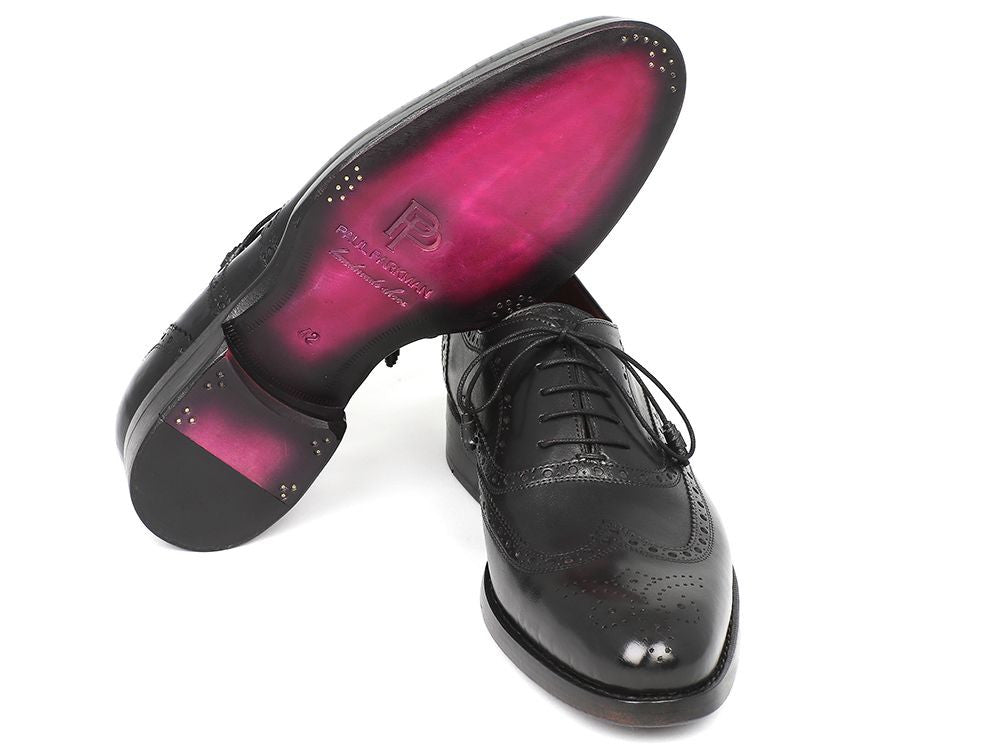 Paul Parkman Wingtip Oxford Goodyear Welted Black