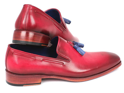 Paul Parkman Men's Tassel Loafer Burgundy