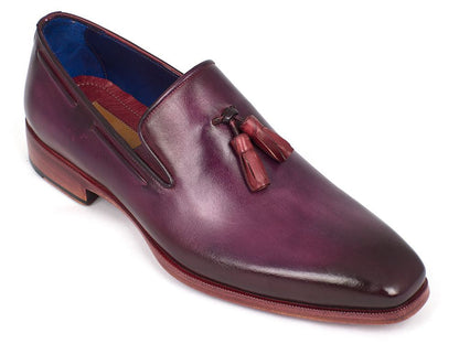 Paul Parkman Men's Tassel Loafer Purple