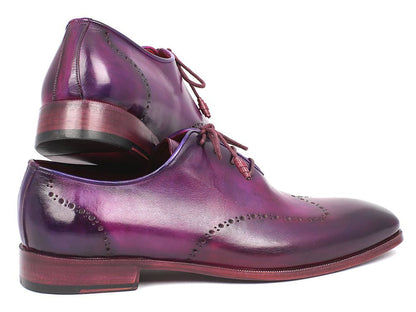 Paul Parkman Men's Purple Wingtip Oxfords