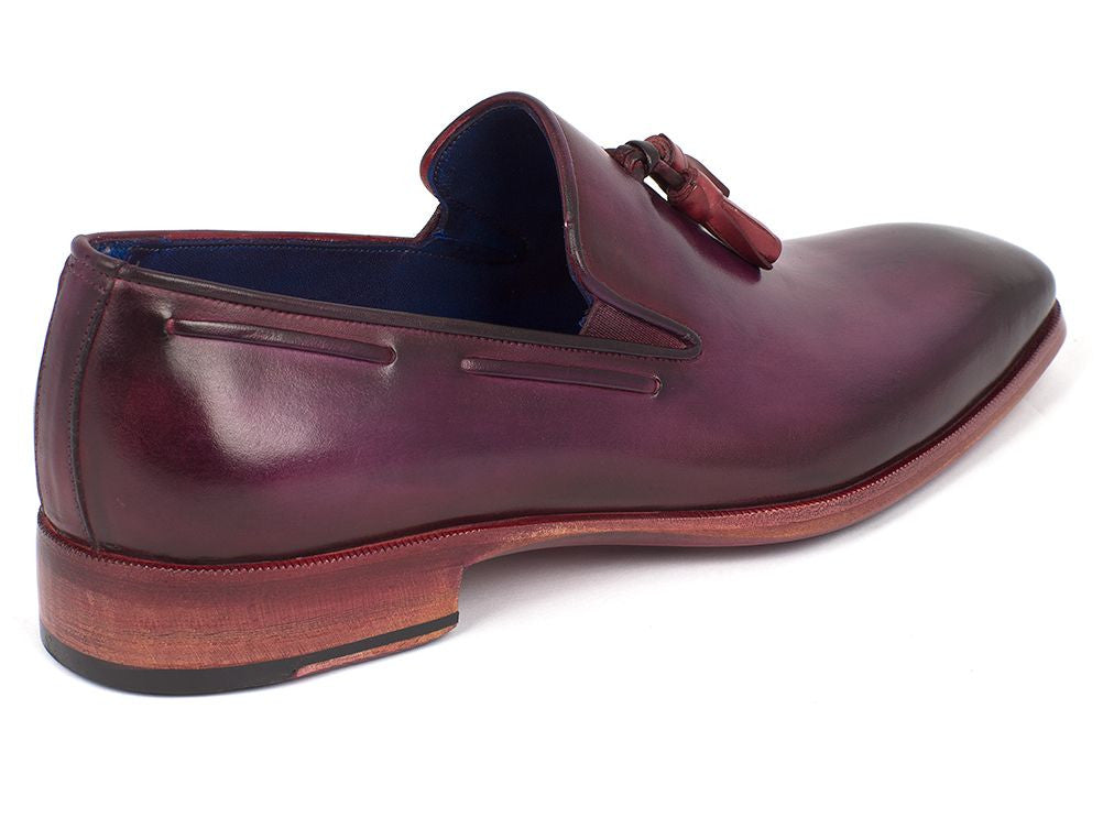 Paul Parkman Men's Tassel Loafer Purple