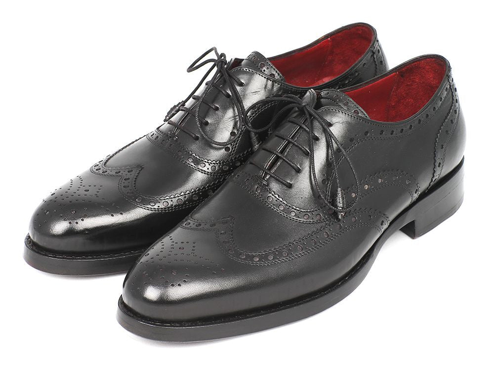 Paul Parkman Wingtip Oxford Goodyear Welted Black