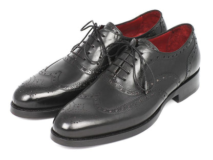 Paul Parkman Wingtip Oxford Goodyear Welted Black