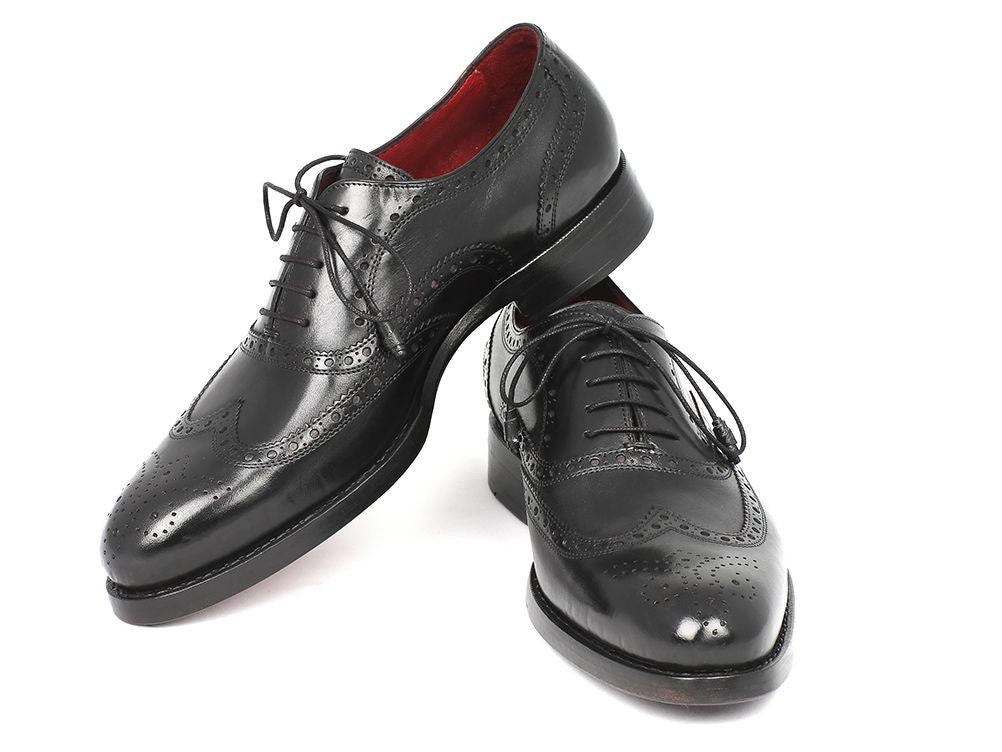 Paul Parkman Wingtip Oxford Goodyear Welted Black