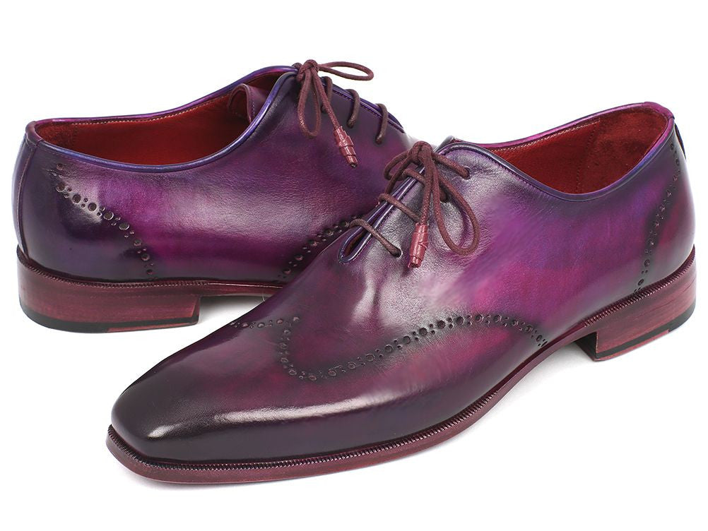 Paul Parkman Men's Purple Wingtip Oxfords