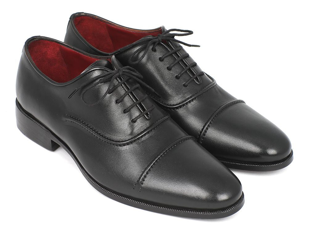 Paul Parkman Men's Captoe Oxfords Black