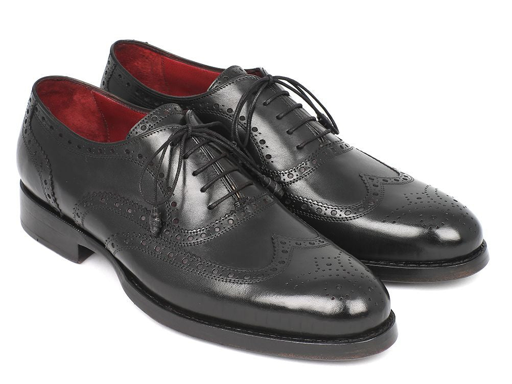 Paul Parkman Wingtip Oxford Goodyear Welted Black